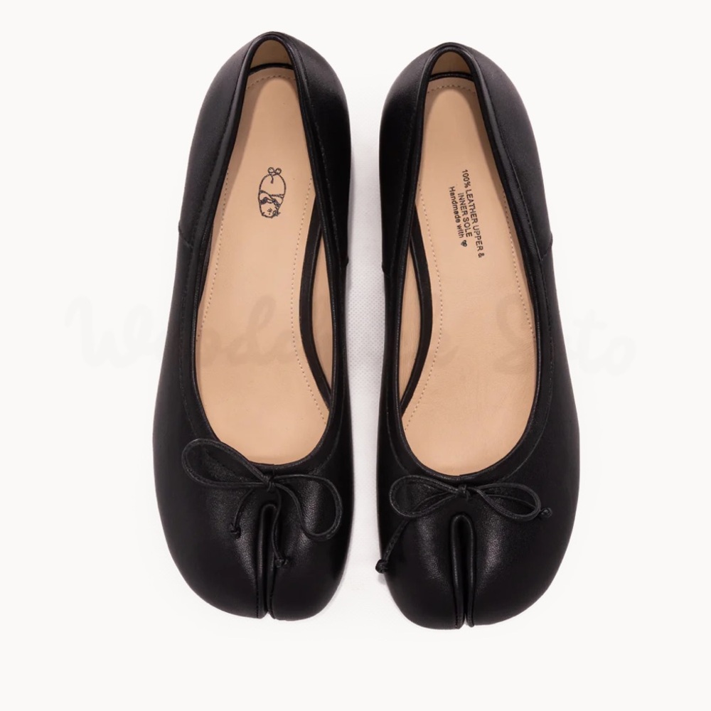 Woodchuck Sato- Ballerina Tabi - Black